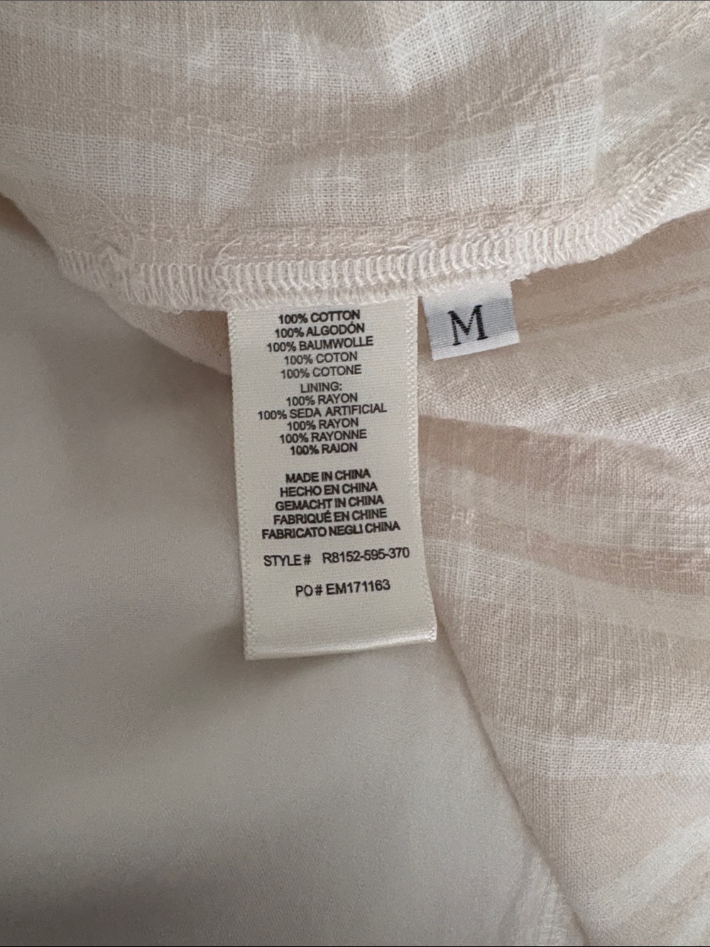 Anthropologie Cloth & Stone Cream Striped Sleeveless Dress - Picture 13 of 14